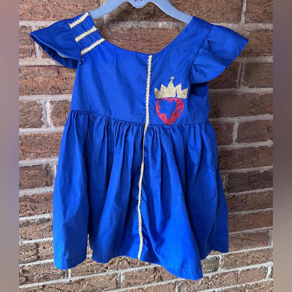 Evie Descendants Dress Costume 12-18 Months Blue Cosplay Disney